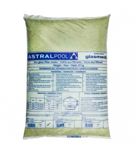 Saco vidrio filtrante para piscina AstralPool (Pack 8 sacos)